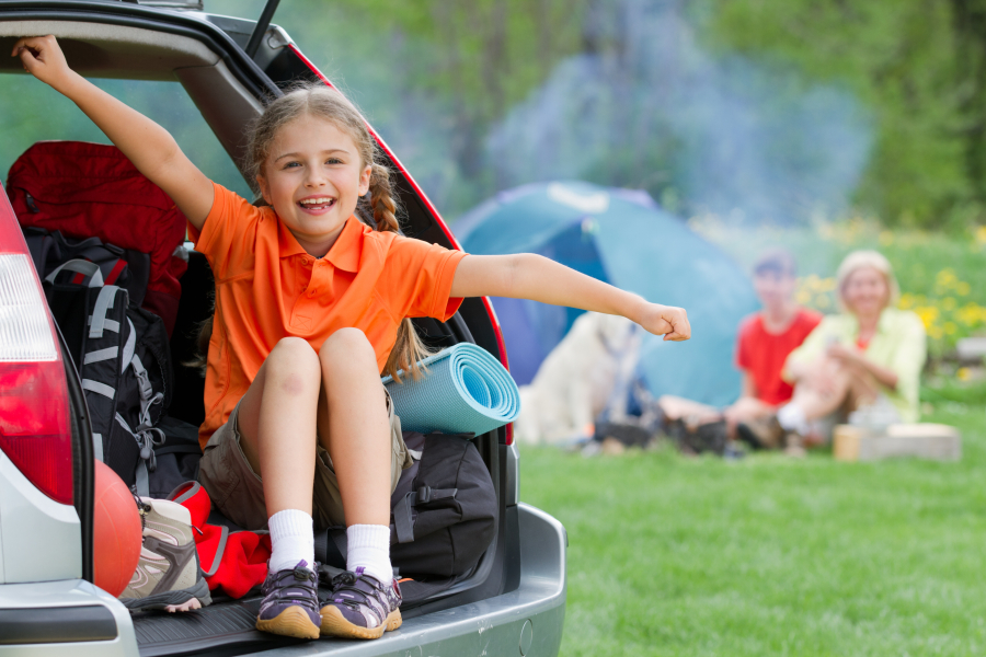 famille en camping de Sisteron